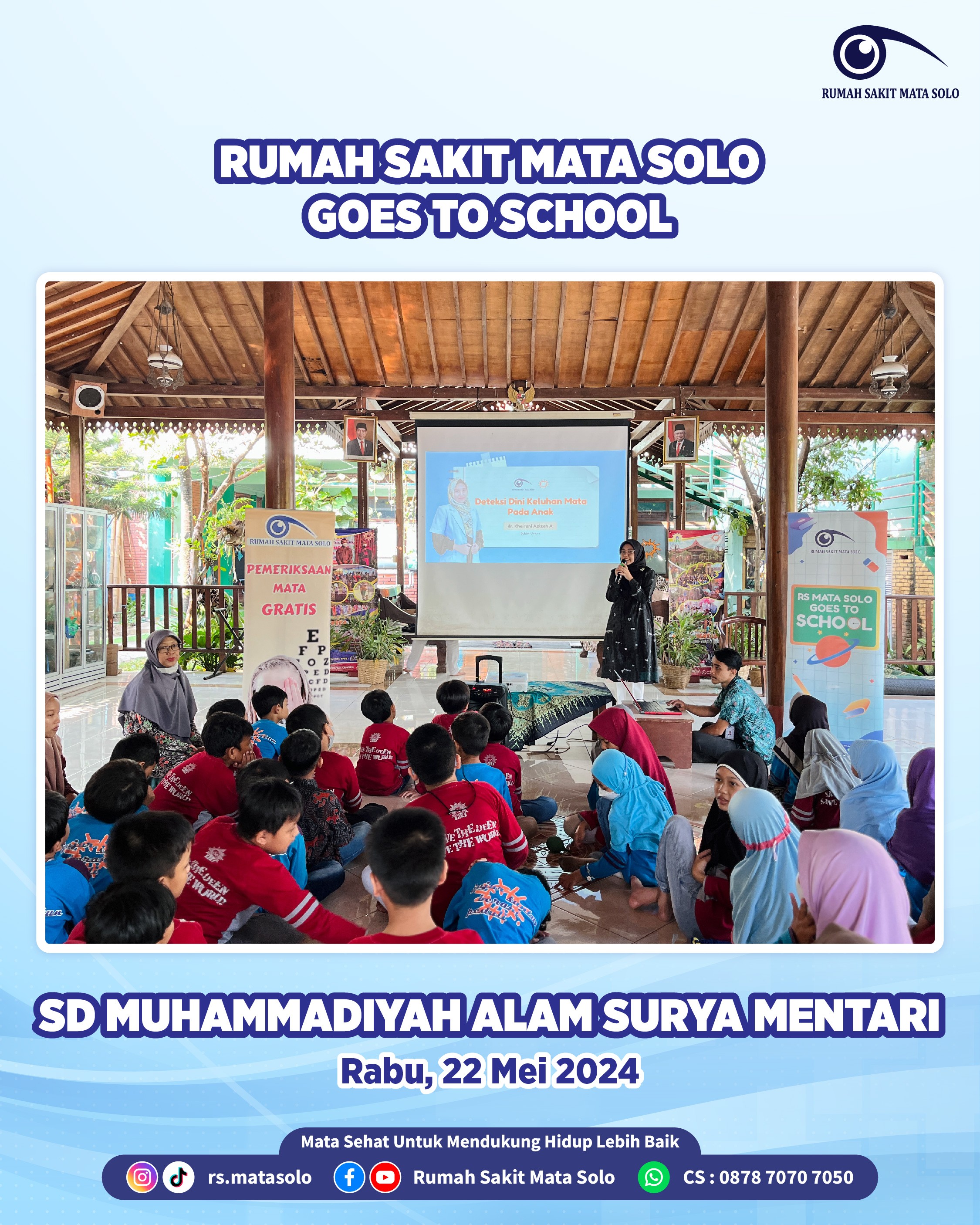 RS Mata Solo Goes to School - SD Muhammadiyah Alam Surya Mentari