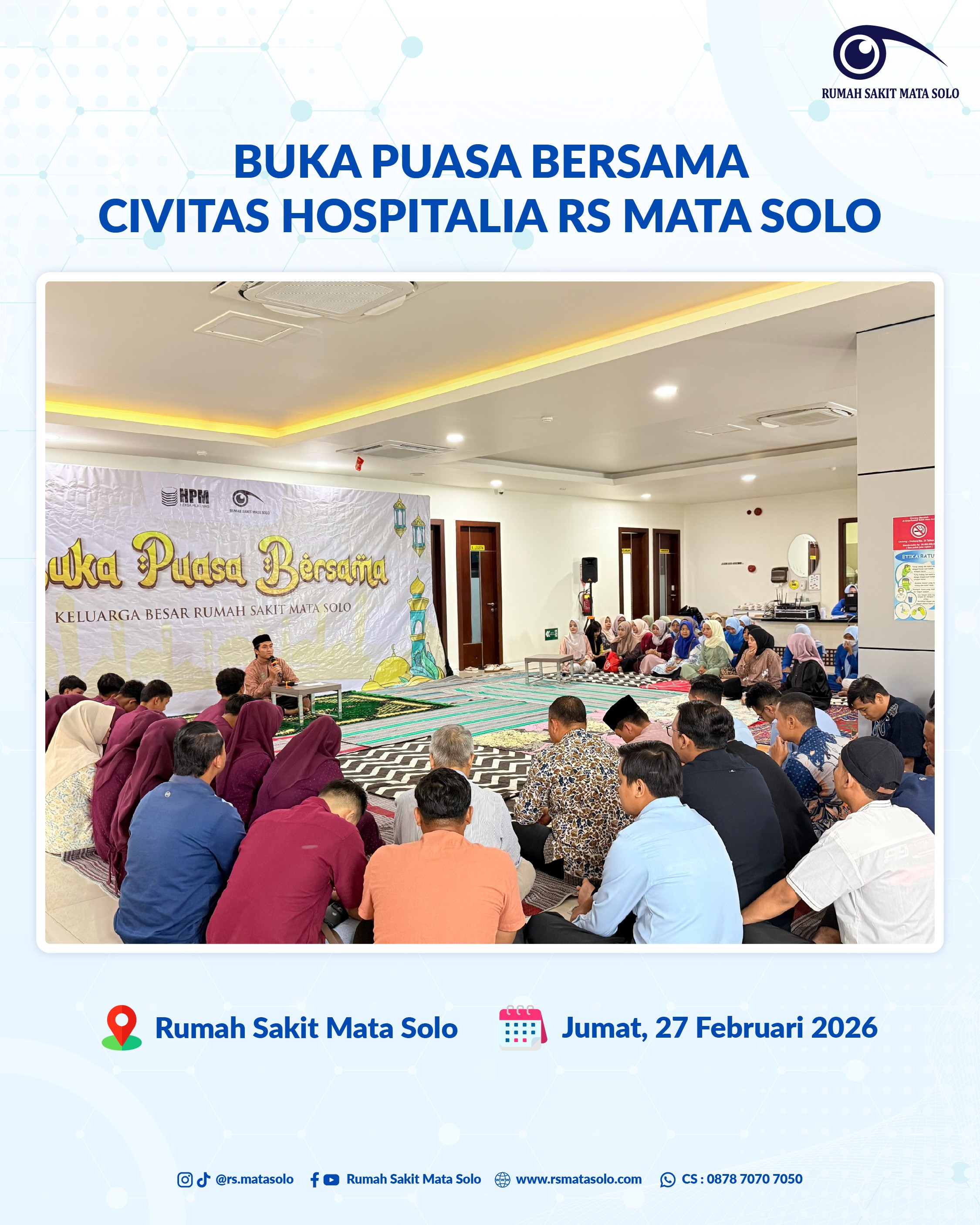 RS Mata Solo Gelar Pengajian dan Buka Puasa Bersama Civitas Hospitalia