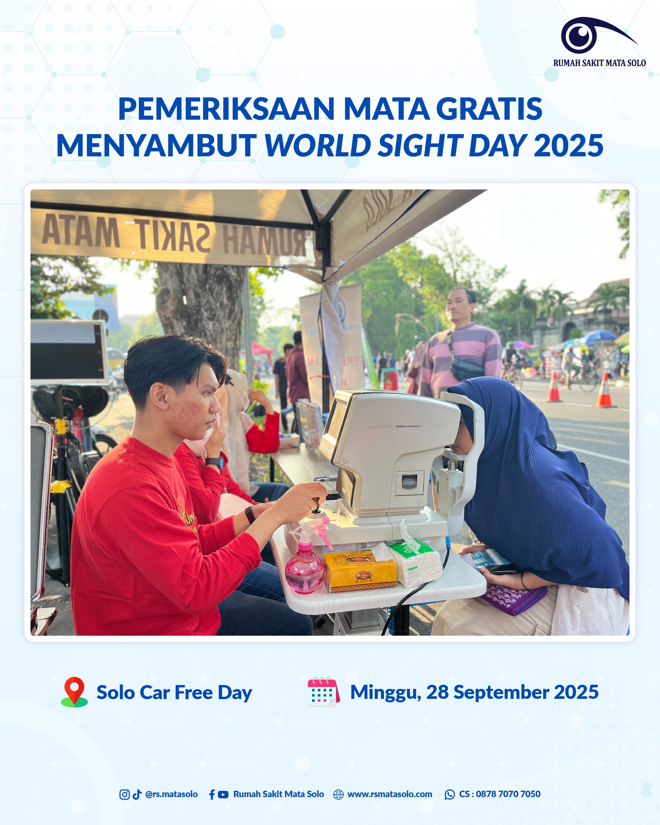 World Sight Day 2025: RS Mata Solo Gelar Pemeriksaan Mata Gratis