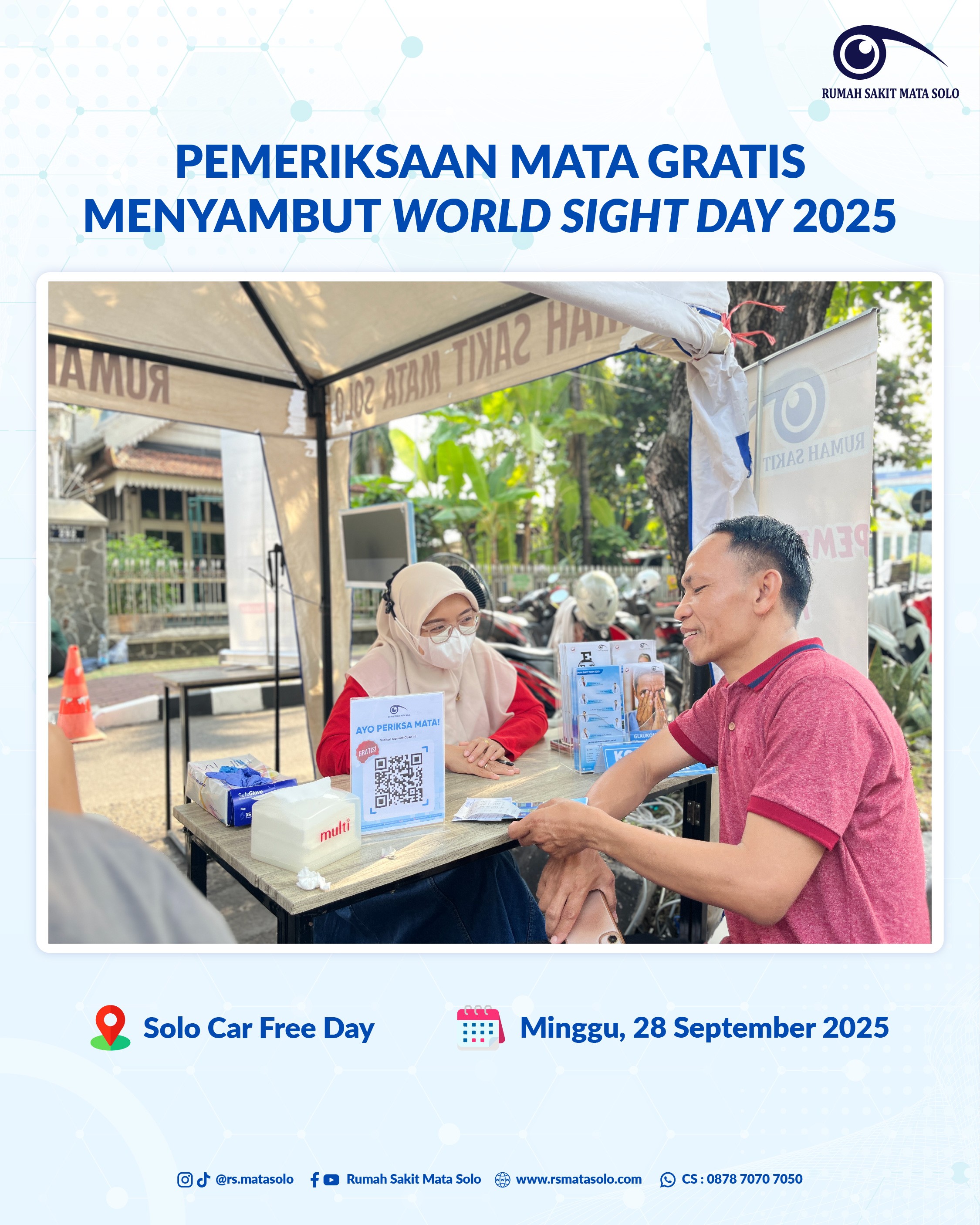 World Sight Day 2025: RS Mata Solo Gelar Pemeriksaan Mata Gratis
