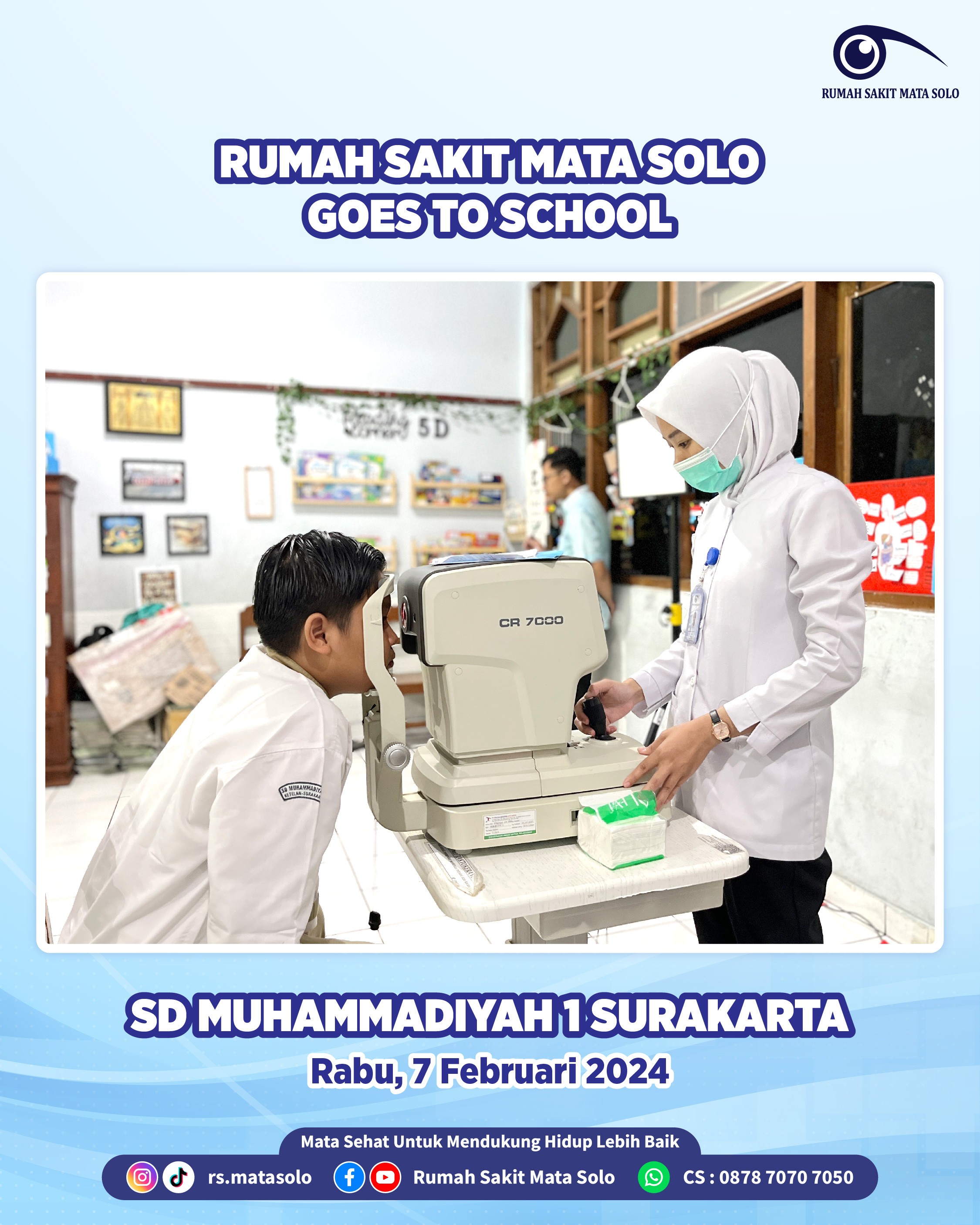 RS Mata Solo Goes to School - SD Muhammadiyah 1 Surakarta